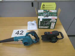Nr._042__1_Bosch_Schwingschleifer_grün_und_ein_Makita_Blasgerät__Mindestgebot_20_Euro_01.JPG